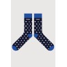 Skarpetki granatowe w ikonki Shoper Blue rozmiar 35-39