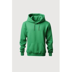 Bluza z kapturem unisex pomarańczowa – luźny krój, rozmiar S