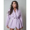 Marynarka damska elegancka, dopasowana, kolor lila, uni