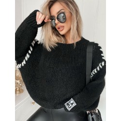 Sweter damski czarny...