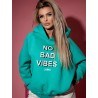 Bluza damska oversize miętowa, rozmiar uniwersalny 46/23A