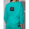 Bluza Damska Uniwersalna Mięta - Bawełniana Bluzka Oversize