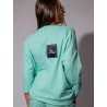 Bluza damska uniwersalna jasnomiętowa - bawełniana bluzka