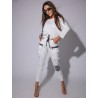 Bluza damska oversize ECRU, rozmiar uniwersalny - bawełna