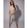 Bluza damska bawełniana oversize, rozmiar uniwersalny - beżowa