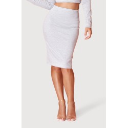 Spódnica Lyon bordowa dzianinowa z kaszmirem mini | elegancja